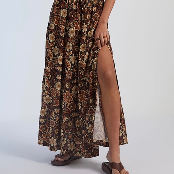 Rhythm Cantabria Floral Tiered Maxi Skirt. Size S. NWT. - Picture 4 of 7
